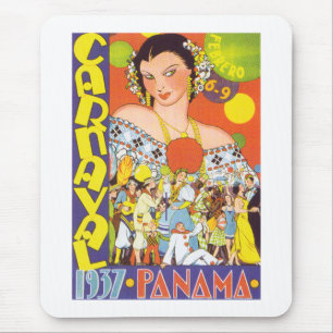 Karneval in Panama Mousepad