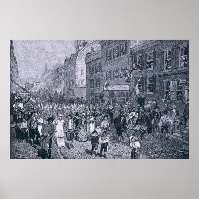Karneval in Philadelphia Poster (Vorne)
