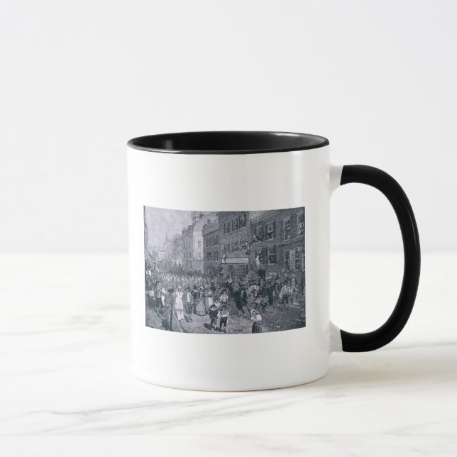 Karneval in Philadelphia Tasse (Rechts)