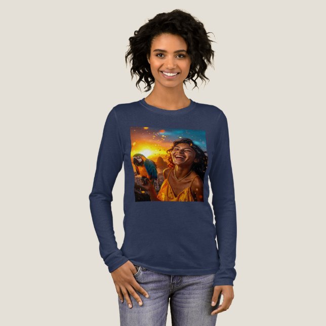 KARNEVAL IN RIO Tri-Blend SHIRT (Volle Vorderseite)