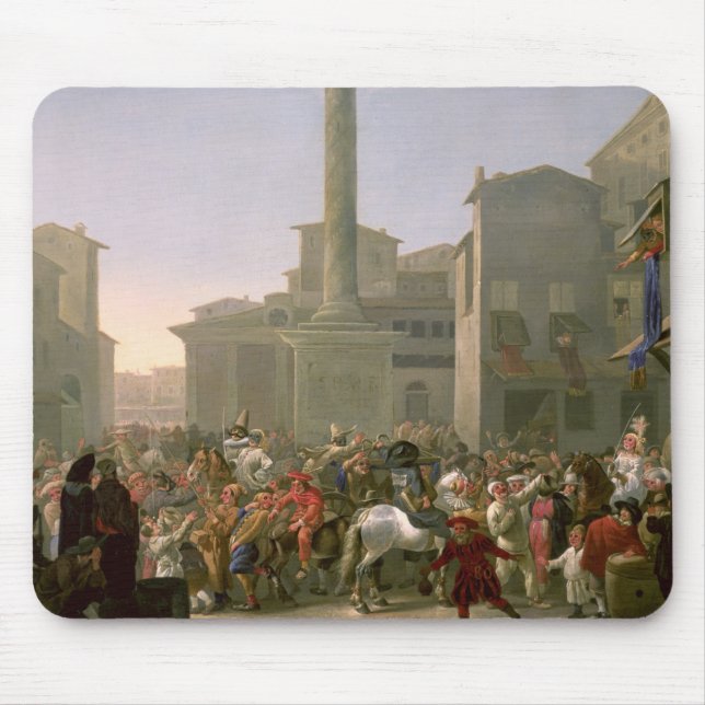 Karneval in Rom, c.1650-51 Mousepad (Vorne)