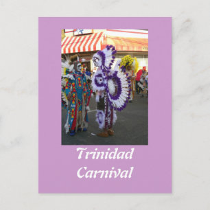 Karneval in Trinidad Postkarte