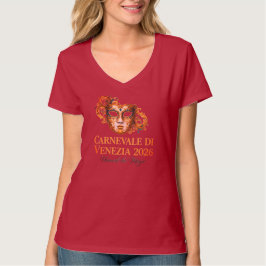 Karneval in Venedig 2026 - Venetianische Maske T-S T-Shirt