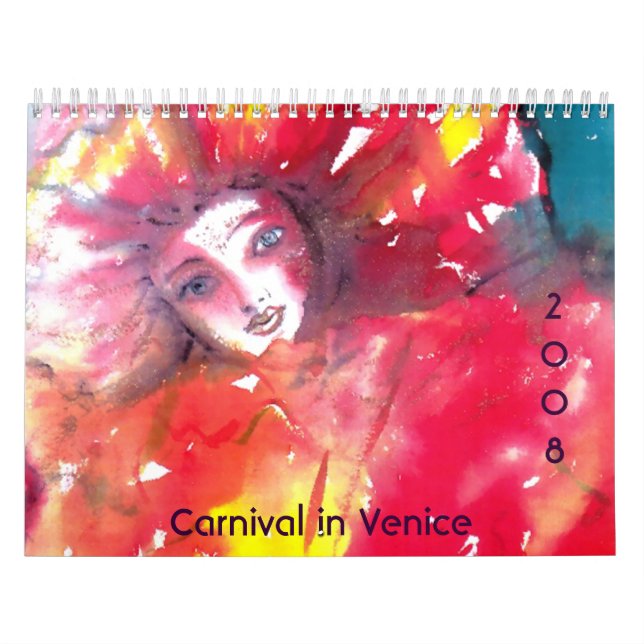 Karneval in Venedig von Bulgan Lumini Kalender (Titelbild)