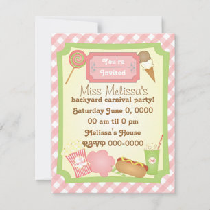 Karneval-Leckereien Einladung