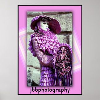 Karneval lila poster