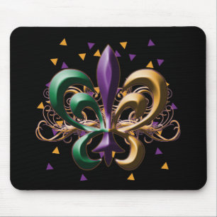 Karneval-Lilien-Entwurf Mousepad