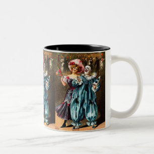 Karneval: Lustige Kumpels Zweifarbige Tasse