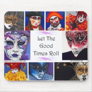 Karneval-Masken Mousepad