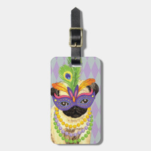 Karneval-Mops Gepäckanhänger