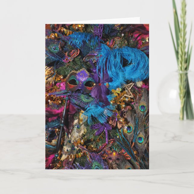 Karneval / New Orleans notecard Karte (Vorderseite)