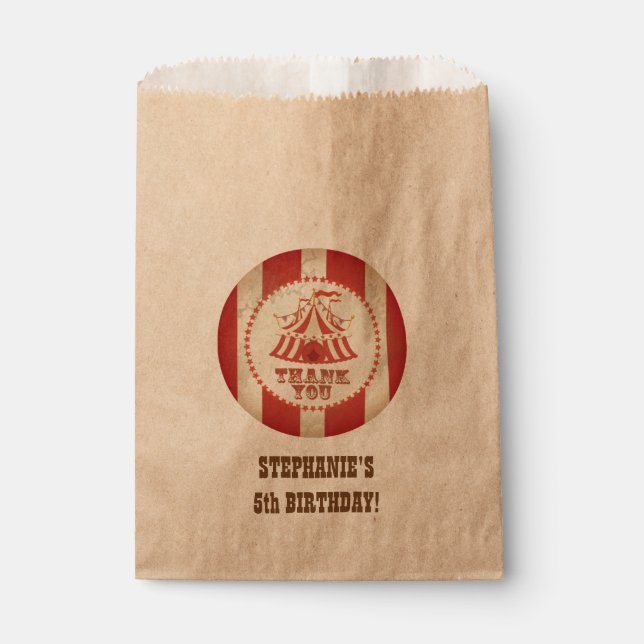 Karneval- oder Circus Custom Party Bags Geschenktütchen (Vorderseite)