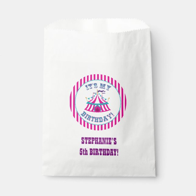 Karneval- oder Circus Custom Party Bags Geschenktütchen (Vorderseite)