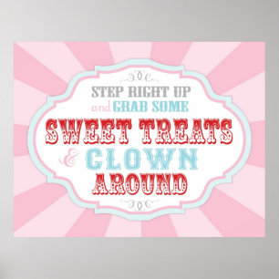 Karneval oder Circus Poster
