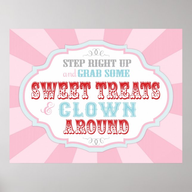 Karneval oder Circus Poster (Vorne)