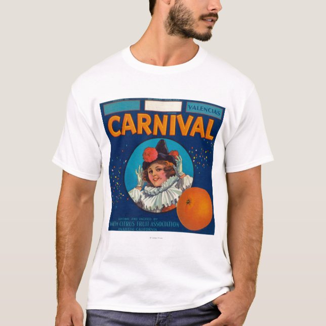 Karneval orange LabelAnaheim, CA T-Shirt (Vorderseite)