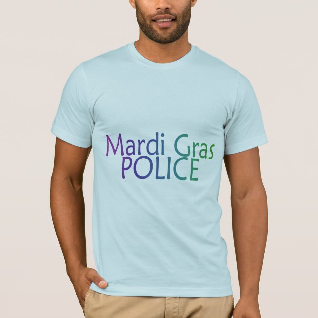 Karneval-Polizei T-Shirt (Vorderseite)