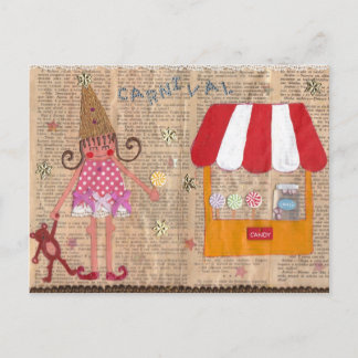 Karneval Postkarte