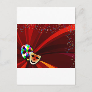 Karneval Postkarte