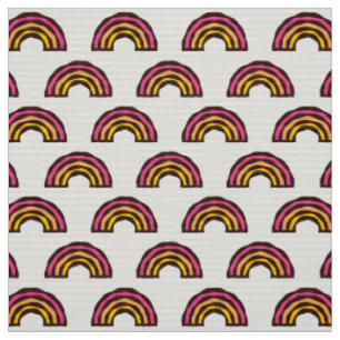 KARNEVAL - Retro-Kalifornien-Surfer-Farben-Regenbö Stoff