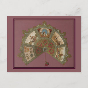 Karneval Rex Ball 1890 Einladungspostkarte