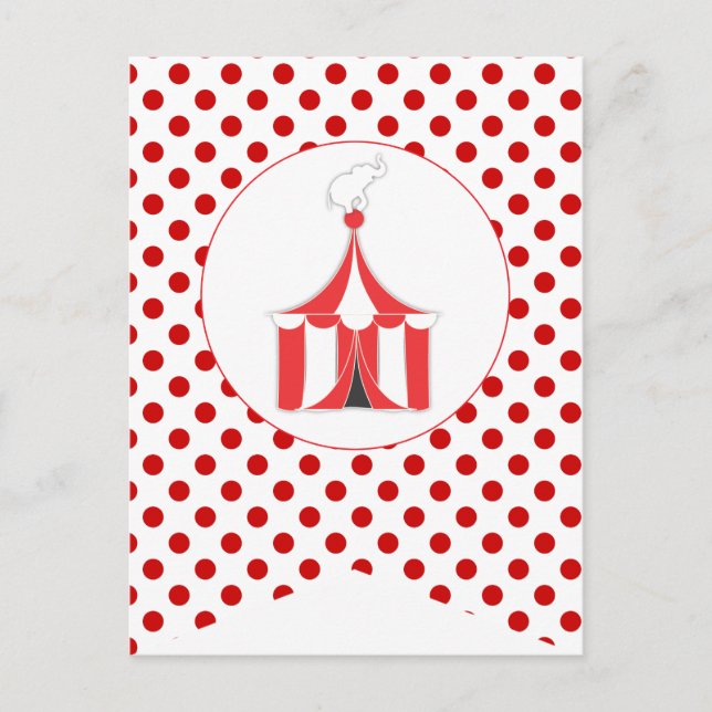 Karneval Rotes Party Flag Bunting Banner Post Card Postkarte (Vorderseite)