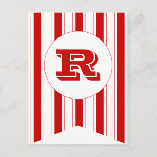 Karneval Rotes Party Flag Bunting Banner Post Card Postkarte