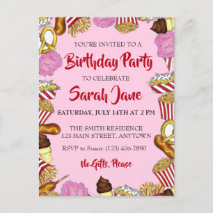 Karneval Staatsmesse Essen Geburtstagsfeier Einladungspostkarte