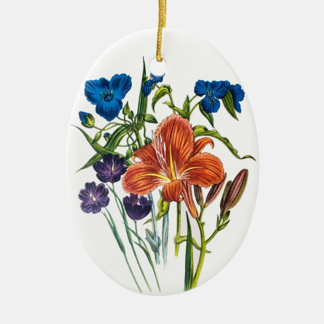 Karneval von Blume Keramikornament (Vorne)