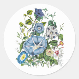 Karneval von Blume Runder Aufkleber