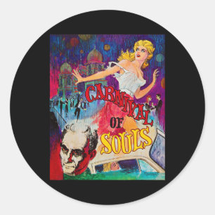 Karneval von Soulen Halloween Monster Poster Horro Runder Aufkleber