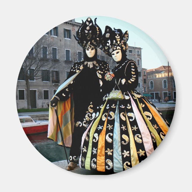 Karneval von Venedig1 Magnet (Vorne)
