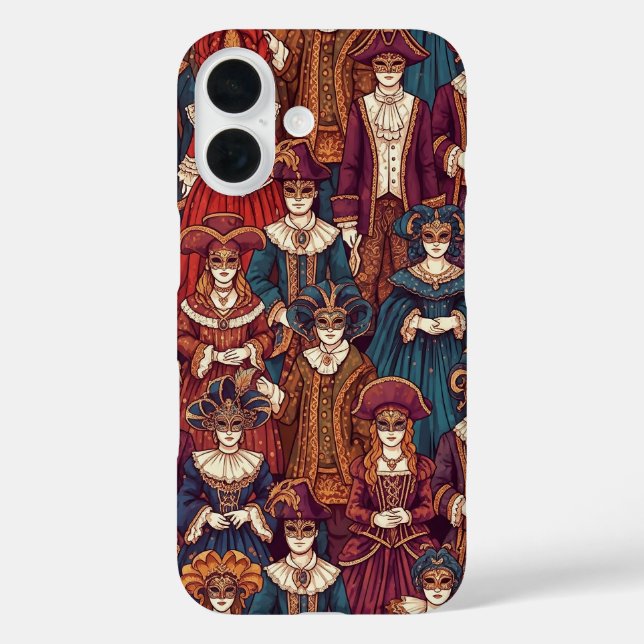 Karneval von Venedig Case-Mate iPhone Hülle (Rückseite)