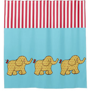 Karneval Zirkus Elefant Duschvorhang
