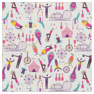 Karneval-Zirkus-Vergnügungspark Stoff