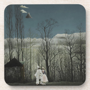 Karnevalabend, Henri Rousseau Ölgemälde 1886 Getränkeuntersetzer