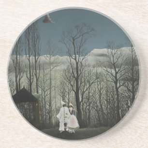 Karnevalabend, Henri Rousseau Ölgemälde 1886 Getränkeuntersetzer