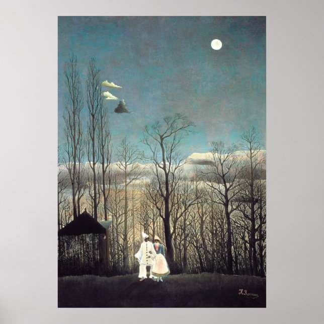 Karnevalabend von Henri Rousseau Poster (Vorne)
