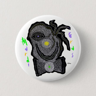 Karnevalclown Button