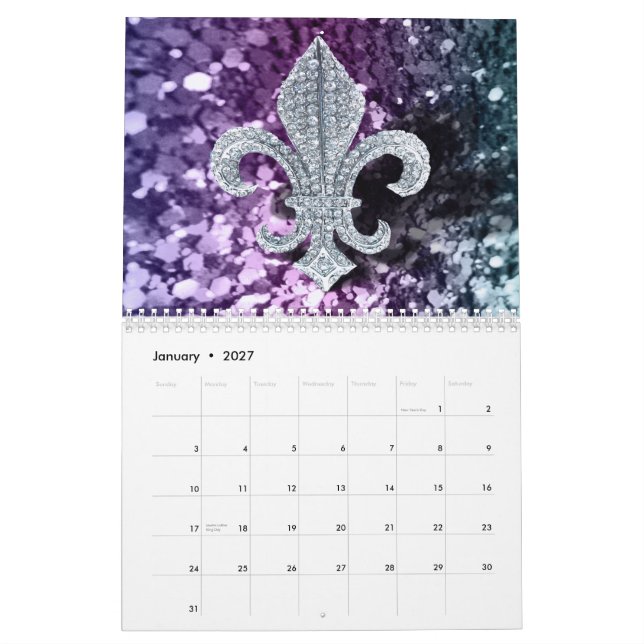 Karnevalcollagen-Lilie 2014 Kalender (Jan 2027)