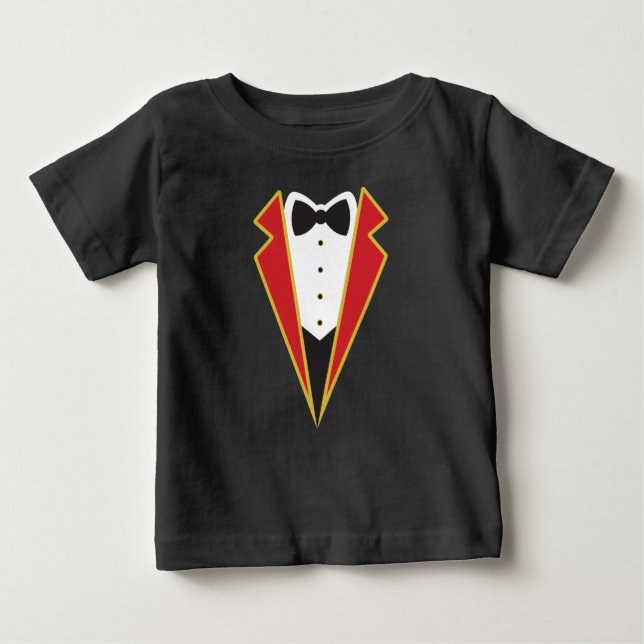 Karnevalringmaster-Unterhaltungs-Zirkus-Kostüm Baby T-shirt (Vorderseite)