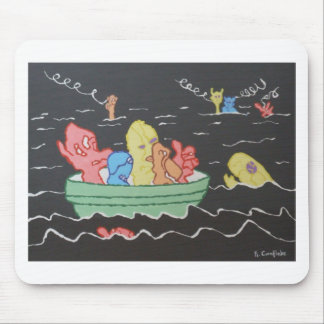 Karnevals-Boots-Fahrt Mousepad