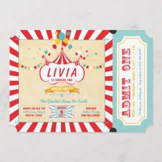 Karnevals-Geburtstags-Party Einladungen