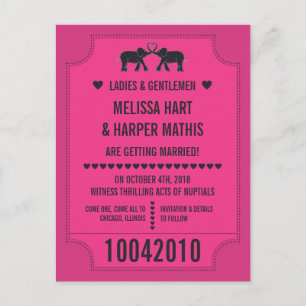 Karnevals-Karten-Save the Date Postkarte