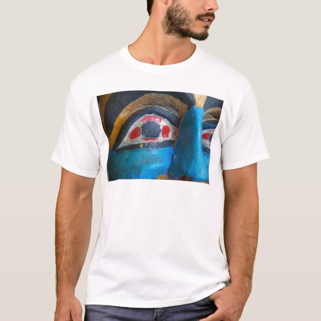 Karnevals-Maske T-Shirt (Vorderseite)