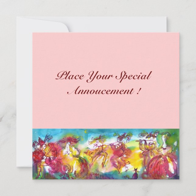 KARNEVALS-NACHT, Karneval Masqureade, Tanz, Musik (Vorderseite)