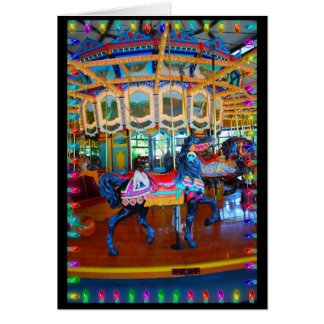 Karnevals-Pferd im Schwarzen