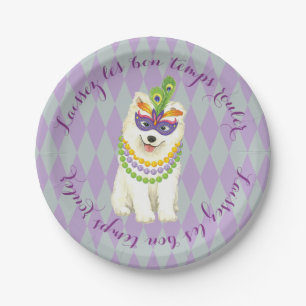 KarnevalSamoyed Pappteller