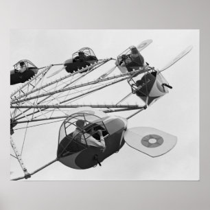 Karnevalsfahrt, 1942. Vintage-Foto Poster