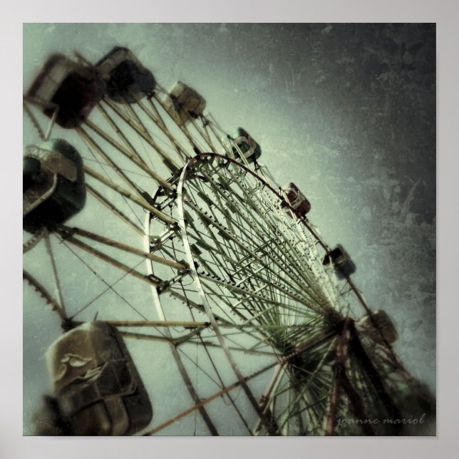 Karnevalsfahrt 4 Square Poster Print (Vorne)